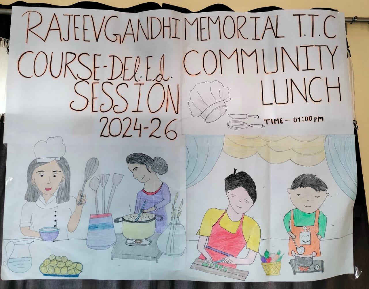 Community Lunch Programme by Student of D.El.Ed.2024-26