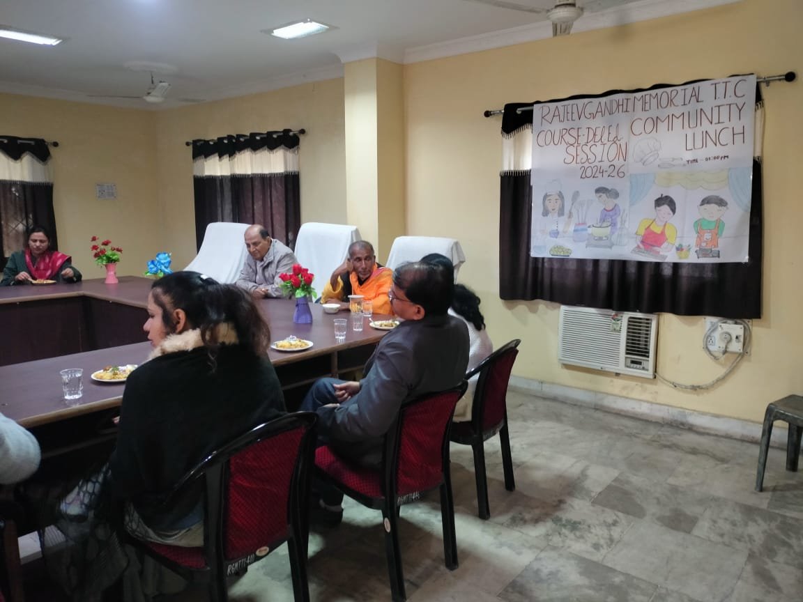 Community Lunch Programme by Student of D.El.Ed.2024-26