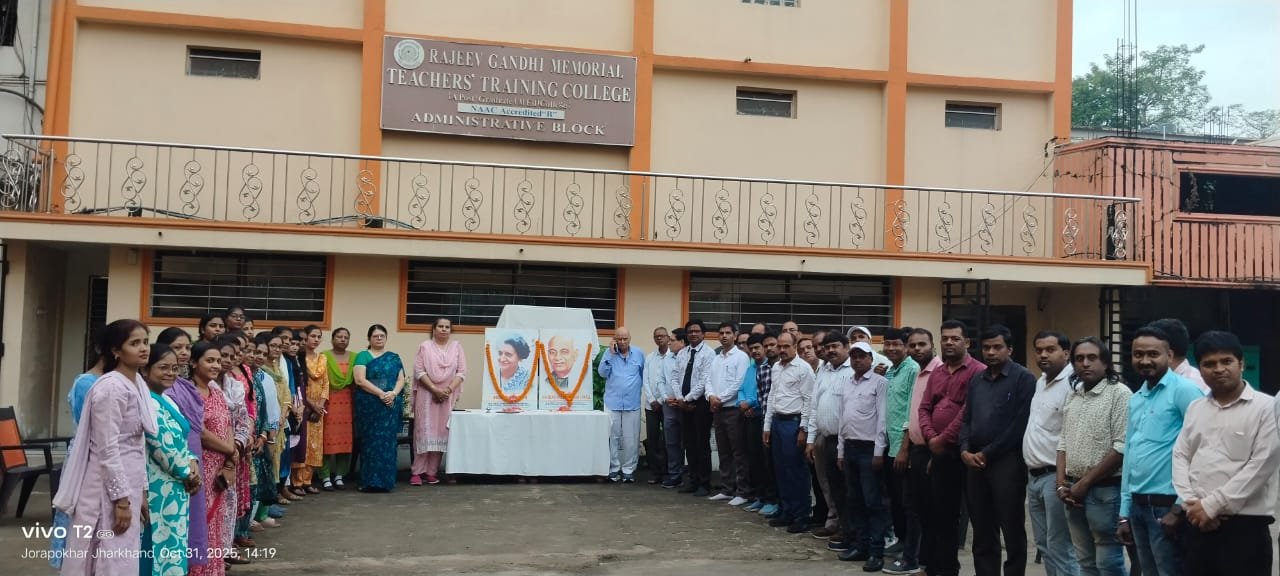 Birth celebration of Sardar Ballabh Bhai Patel,and Death anniversary of Mrs. Indira Gandhi