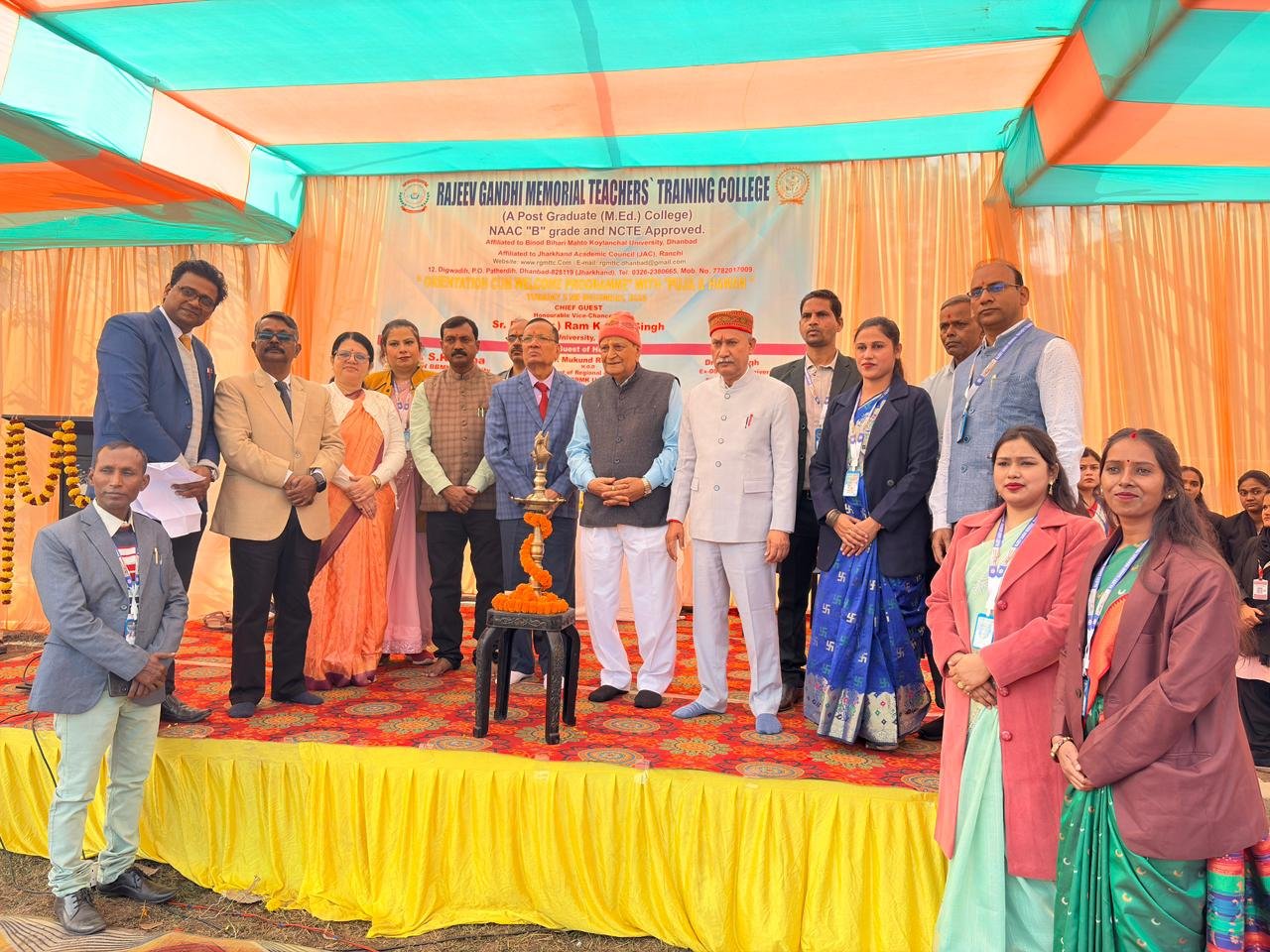 \"Orientation cum Welcome Programme\" with Puja and Hawan of M.Ed., B.Ed. & D.El.Ed. 2025-27 Session