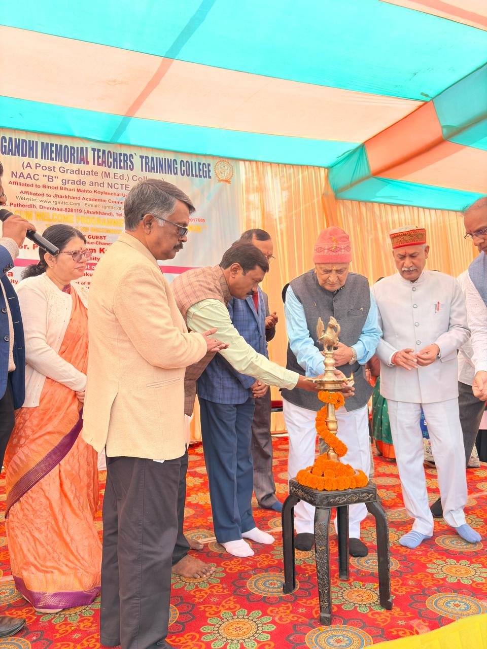 \"Orientation cum Welcome Programme\" with Puja and Hawan of M.Ed., B.Ed. & D.El.Ed. 2025-27 Session